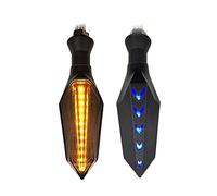 ZAPYVET 17LED Indicatori di direzione for moto Luce 2835SMD Lampeggiatore Costruito Relè Lampeggiatore for moto Indicatori di direzione Luce pieghevole Indicatore di direzione per moto(2 PCS)