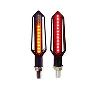 ZAPYVET 24LED Indicatore di direzione for motocicletta che scorre lampeggiante Lampeggiante Freno Luce di marcia diurna DRL Lampeggiatore Relè Segnale di arresto Illuminazione Indicatore di direzione