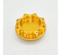 ZAPYVET 37mm Car Styling Tappo filtro olio Coperchio serbatoio carburante Accessori Car Styling in alluminio Tappo del serbatoio del carburante(Gold)