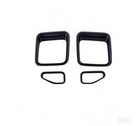ZAPYVET 4 pezzi di rivestimento for anello lampada fanale posteriore, for Jeep, for Renegade 2015-2020 Copertura del fendinebbia del paraurti