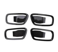 ZAPYVET 4 pezzi modanature interne maniglia interna ciotola pannello di copertura rivestimento, for HRV XRV 2022 2023 in fibra di carbonio Rivestimento per maniglia portiera auto