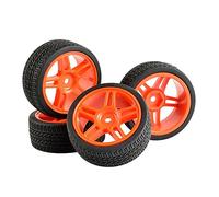 ZAPYVET 4 Pezzi Speed Tires Wheel Insert Sponge, for HSP, 1/10 1:10 Touring Car RC 905-6091 Set di Ruote da Corsa RC(905R-6091)