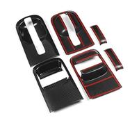 ZAPYVET 6 pz/set Auto ABS In Fibra di Carbonio Maniglia Della Ciotola Copertura, for Grand Starex H1 I800 2018-2020 Accessori Auto Rivestimento per maniglia portiera auto