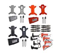 ZAPYVET Accessori for droni Motori, bracci motore, pale eliche, caricabatterie, parti for quadricottero L900pro Sostituzione del braccio del drone(Black body 1 Battery)