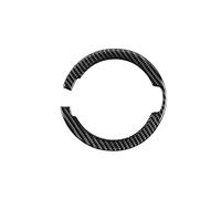 ZAPYVET Anello di protezione della porta del carburante di riempimento Anello di protezione del tappo del serbatoio dell'olio Adesivo decorativo Accessori for auto in fibra di carbonio, for Challenger
