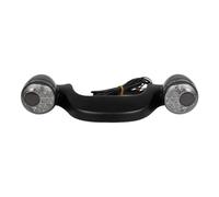 ZAPYVET Barra luminosa for indicatori di direzione posteriori for moto, for Harley, Street Glide Road Glide 2010-2019 Indicatore di direzione per moto(Black Smoked)