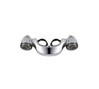 ZAPYVET Barra luminosa for indicatori di direzione posteriori for moto, for Harley, Street Glide Road Glide 2010-2019 Indicatore di direzione per moto(Chrome Smoked)