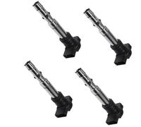 ZAPYVET Bobina di accensione 4/6 pezzi Uf411t 06a905115a Bobine di accensione, for Seat, for Ibiza, for Leon 06A905115A Bobina di accensione del motore(BLACK Rear right)