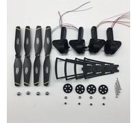 ZAPYVET Braccio alare pieghevole Include ingranaggi Asse motore Cuscinetto ecc., for S169 SG700-D Drone RC Quadcopter Pezzi di ricambio Sostituzione del braccio del drone(Navy Blue)