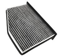 ZAPYVET Cabina a carbone attivo for motore auto, for A3 Q3 TT, for VW, for Beetle, CC, for EOS, for Golf, GTI, for Jetta, for Passat, CUK2939 1K1819653 Filtro aria per auto