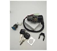 ZAPYVET Cilindro di accensione, for CF150 CH125 Spacy 1984-1996 Moto Interruttore a 4 linee, for sedile, Serrature elettriche for porte Unità attuatore serratura portiera auto(BLACK Ignition Set)