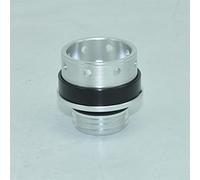 ZAPYVET Coperchio del serbatoio del carburante con tappo di riempimento olio for auto da corsa in alluminio da 31 mm Tappo del serbatoio del carburante(Silver)