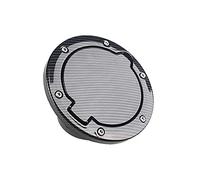 ZAPYVET Coperchio del serbatoio dell'auto Coperchio del tappo dello sportello del serbatoio del carburante Accessori for auto in carbonio, for Wrangler JK 2 porte 4 porte Sahara Unlimited 2007-2017 Ta