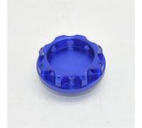 ZAPYVET Coperchio del tappo del serbatoio del filtro dell'olio motore in alluminio da 41 mm Emblema nero Tappo del serbatoio del carburante(Blue)