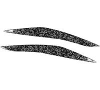 ZAPYVET Copertura for accenti fari, sostituzione copertura palpebre for sopracciglia fari anteriori, for, serie 5 F10 2010 2011 2012 2013 Rifinitura sopracciglia con fari