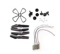 ZAPYVET Cw Ccw Motori Ingranaggi GD93, for MINI, S171 XT6, for LS-Quadcopter, RC Drone Sostituzione del braccio del drone(Navy Blue)