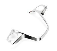 ZAPYVET Decorazione dell'autoadesivo della copertura del rivestimento del volante, for Ford, for Focus 3 MK3 (2012-2014), for KUGA 2013-2015, 1 pz Accessori Car Styling Adesivo per coprivolante(Chrome