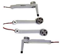 ZAPYVET Eliche for quadricottero, lama, braccio motore brushless, pezzi di ricambio, for drone RC GPS SG108 DM001 L108 Sostituzione del braccio del drone(4pcs gray arm)