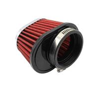 ZAPYVET Filtro Aria for Auto e Moto Conico Rotondo 51 mm Filtro di aspirazione da 2 Pollici - Rosso Filtro Aria per Moto