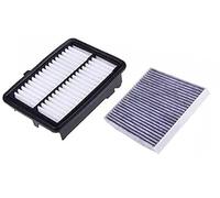 ZAPYVET Filtro dell'aria Filtro abitacolo, for Vezel, City 2015-Oggi 1.5 17220-5R0-008 80292-TF0-G01 Filtro aria per auto(2 Pcs Filter Set)