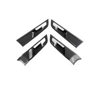 ZAPYVET For 4 EV, for Mulan 2022 2023 2024 ABS In Fibra di Carbonio Maniglia Interna Della Porta Ciotola Telaio di Copertura Trim Protezione Adesivo Accessori Auto Rivestimento per maniglia portiera a