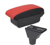 ZAPYVET For Citroen, C3 C4 Box bracciolo Console centrale Scatola portaoggetti centrale Accessori portabicchieri Accessori for auto di ricarica USB Bracciolo per auto(BLACK A5 Red Black No Usb)