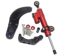 ZAPYVET For Dualtron, for Thunder, 3 scooter elettrici DT3 Accessori for kit di supporto for staffa stabilizzazione dello sterzo regolabile Ammortizzatore sterzo scooter elettrico(BLACK 1)