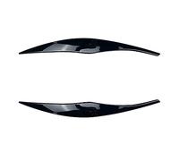 ZAPYVET for, for Serie 3 E90 E91 ABS Lucido Auto Male Faro Sopracciglia Palpebra Body Kit 316 318 320 325 330 2005-2012 Berlina Touring Pellicola Oscurante per fari(Gloss Black)