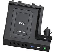 ZAPYVET , for Mercedes, for Benz, W205 AMG C43 C63 AMG GLC 43 GLC 63 X253 Classe C GLC Caricabatterie Wireless Qi for Auto Presa accendisigari Accessori Caricabatterie Wireless per Auto