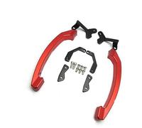 ZAPYVET For, MT07 FZ07 2014 2015 2016 2017, Coda del motociclo Sedile posteriore Passeggero Maniglia Maniglioni Bracciolo Barra di sostegno posteriore per moto(BLACK E)