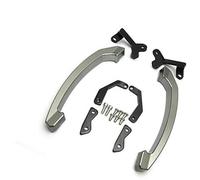 ZAPYVET For, MT07 FZ07 2014 2015 2016 2017, Coda del motociclo Sedile posteriore Passeggero Maniglia Maniglioni Bracciolo Corrimano di sicurezza Barra di sostegno posteriore per moto(BLACK D)