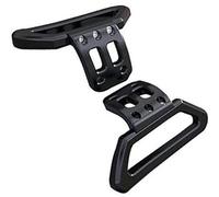 ZAPYVET For N-inebot, C40 C60 C80, bracciolo posteriore moto T6 maniglia in alluminio maniglia sedile posteriore coda parti modificate Barra di sostegno posteriore per moto(BLACK C)