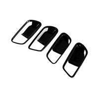 ZAPYVET For Prius 2019 2020 LHD Hatchback ABS In Fibra di Carbonio Interni Maniglia Interna Della Porta Ciotola Cattura Copertura Trim Cornice Decorazione Rivestimento per maniglia portiera auto