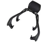 ZAPYVET, for XMax X-max X Max 300 250 Xmax300 Xmax250 Moto Portapacchi Cargo Carrier Holder Mensola Posteriore Sissy Bar Schienale Bracciolo Staffa Barra di sostegno posteriore per moto(BLACK A)