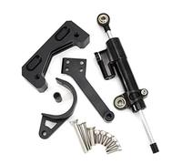 ZAPYVET For ZERO, kit staffa di montaggio ammortizzatore stabilizzatore sterzo 10X scooter elettrico Ammortizzatore sterzo scooter elettrico(Black Damper)