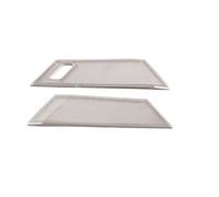 ZAPYVET In acciaio inox pannello porta altoparlante copertura cornice adesivo modanatura accessori, for Mazda, CX-30 2020 Rivestimento per altoparlanti auto(Matte Silver B)