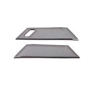 ZAPYVET In acciaio inox pannello porta altoparlante copertura cornice adesivo modanatura accessori, for Mazda, CX-30 2020 Rivestimento per altoparlanti auto(Brushed Black B)