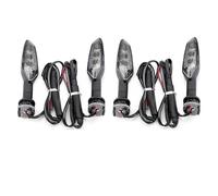 ZAPYVET Indicatore di direzione a LED, for, for MT-01 MT03 MT07 MT09, for Tracer 9 900/GT, for Tenere 700 XSR 155 FZ6, lampeggiante for moto Indicatore di direzione per moto(4pcs Smoke)