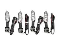 ZAPYVET Indicatore di direzione a LED, for, for MT-01 MT03 MT07 MT09, for Tracer 9 900/GT, for Tenere 700 XSR 155 FZ6, lampeggiante for moto Indicatore di direzione per moto(4pcs Clear)