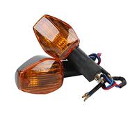 ZAPYVET Indicatore di direzione del motociclo Segnale Len Winker Ambra adatto for CBR600RR 2003-2008 CBR600 F4i 2001-2006 CB900 2002-2007 CB400 2003-2012 Indicatore di direzione per moto(Orange Lens)