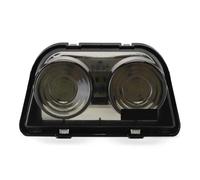 ZAPYVET Indicatore di direzione della luce del freno posteriore a LED, for CBR250 MC19 MC22 CBR400 NC23 NC29 MC18 NSR250SE MC21 MC28, Lampada integrata for moto Indicatore di direzione per moto(Dark G