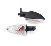 ZAPYVET Indicatori di direzione, for BMW, for S1000RR F800 GS/GT/R/S/ST F600GS F700GS C600, Accessori moto sportivi Indicatore luminoso anteriore/posteriore Indicatore di direzione per moto(Clear 21mm