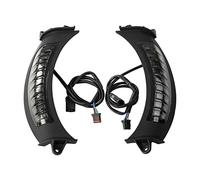 ZAPYVET Indicatori di direzione for luci laterali moto, for Harley, Touring Road Glide 2015-2019 Indicatore di direzione per moto(Black Shell)