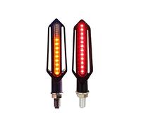 ZAPYVET Indicatori di direzione for moto 24LED Lampeggiatore for moto impermeabile Relè incorporato Indicatore di direzione Indicatore di direzione DRL Lampeggiatore Indicatore di direzione per moto(2