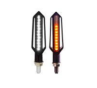 ZAPYVET Indicatori di direzione for moto 24LED Lampeggiatore for moto impermeabile Relè incorporato Indicatore di direzione Indicatore di direzione DRL Lampeggiatore Indicatore di direzione per moto(2