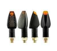 ZAPYVET Indicatori di direzione for moto Approvati E50 Mark Indicatori di direzione 14LED Indicatore di direzione Ambra Lampeggiante 12V 24V M10 E Mark Indicatore di direzione per moto(E50 4PCS)