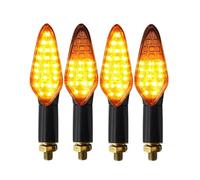 ZAPYVET Indicatori di direzione for moto EMark E4 Luce for moto 20LED Lampeggiatore for moto approvato Indicatore di direzione a relè incorporato Impermeabile Indicatore di direzione per moto(4PCS)