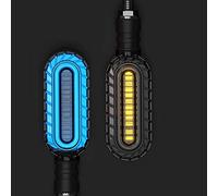 ZAPYVET Indicatori di direzione LEGGERI Lampeggiatore for moto Relè LUCE integrato Indicatori di direzione for moto Indicatore di direzione universale for moto Indicatore di direzione per moto(NEW 2 B
