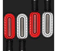 ZAPYVET Indicatori di direzione LEGGERI Lampeggiatore for moto Relè LUCE integrato Indicatori di direzione for moto Indicatore di direzione universale for moto Indicatore di direzione per moto(2 RED 2