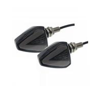 ZAPYVET Indicatori di direzione universali for moto da 2 pezzi Indicatori LUCI Lampeggiatore luminoso Lampada for moto Fanale posteriore ambra Indicatore di direzione per moto